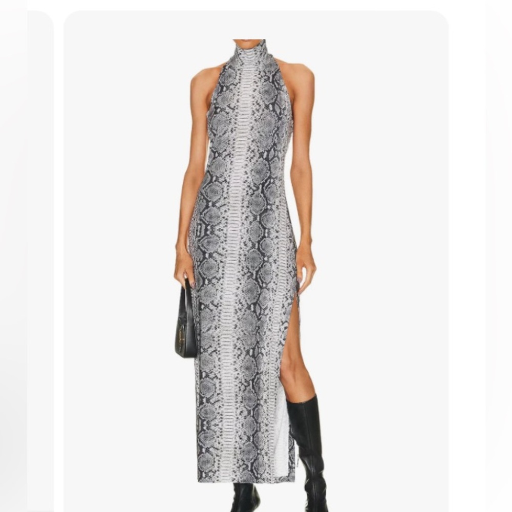 norma kamali size medium snake dress